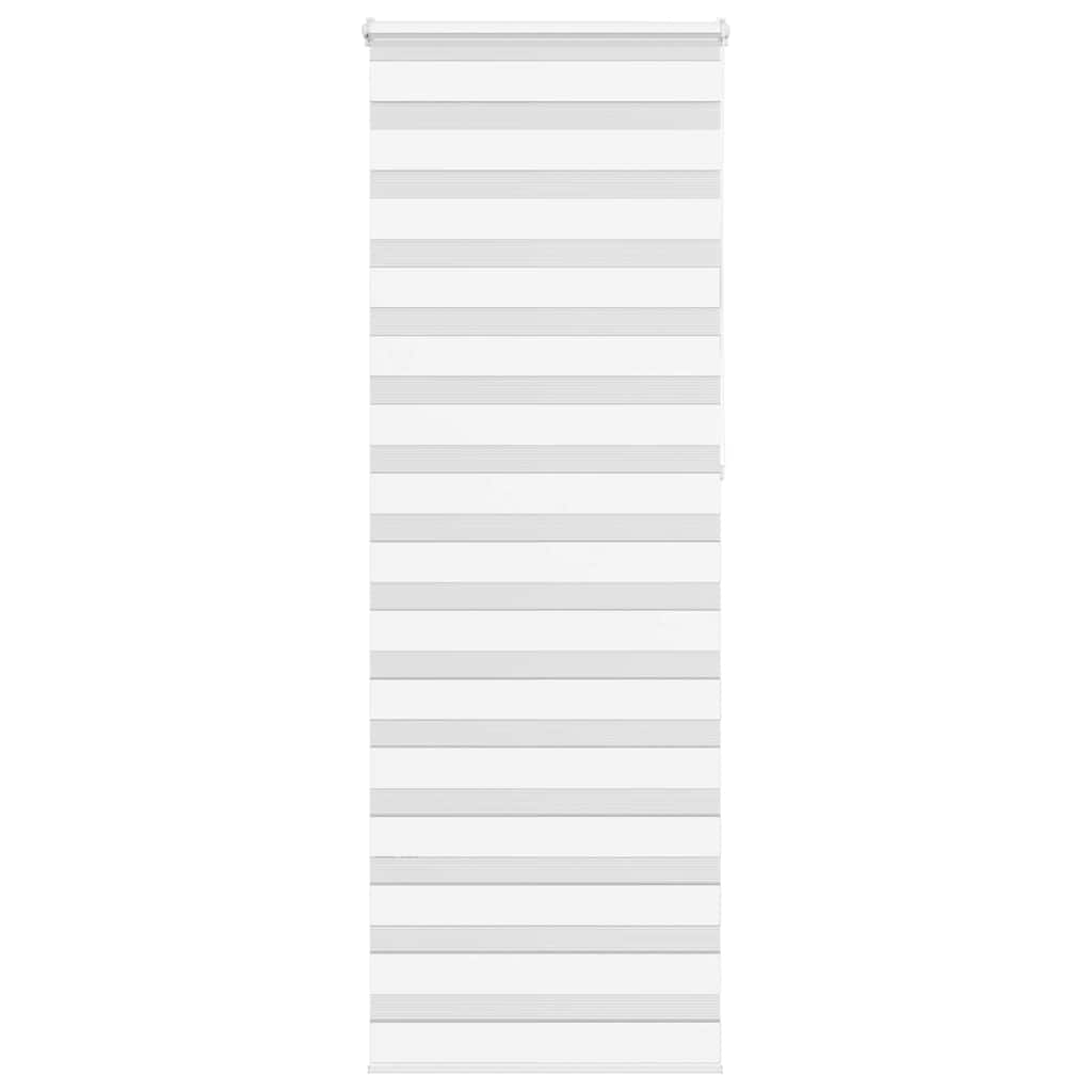 Store enrouleur double blanc 70x230 cm largeur de tissu 65,9 cm polyester