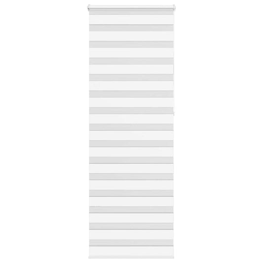 Double Roller Blind White 70x230 cm Fabric Width 65.9 cm Polyester