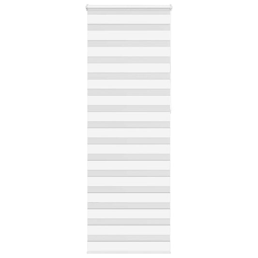 Double Roller Blind White 75x230 cm Fabric Width 70.9 cm Polyester
