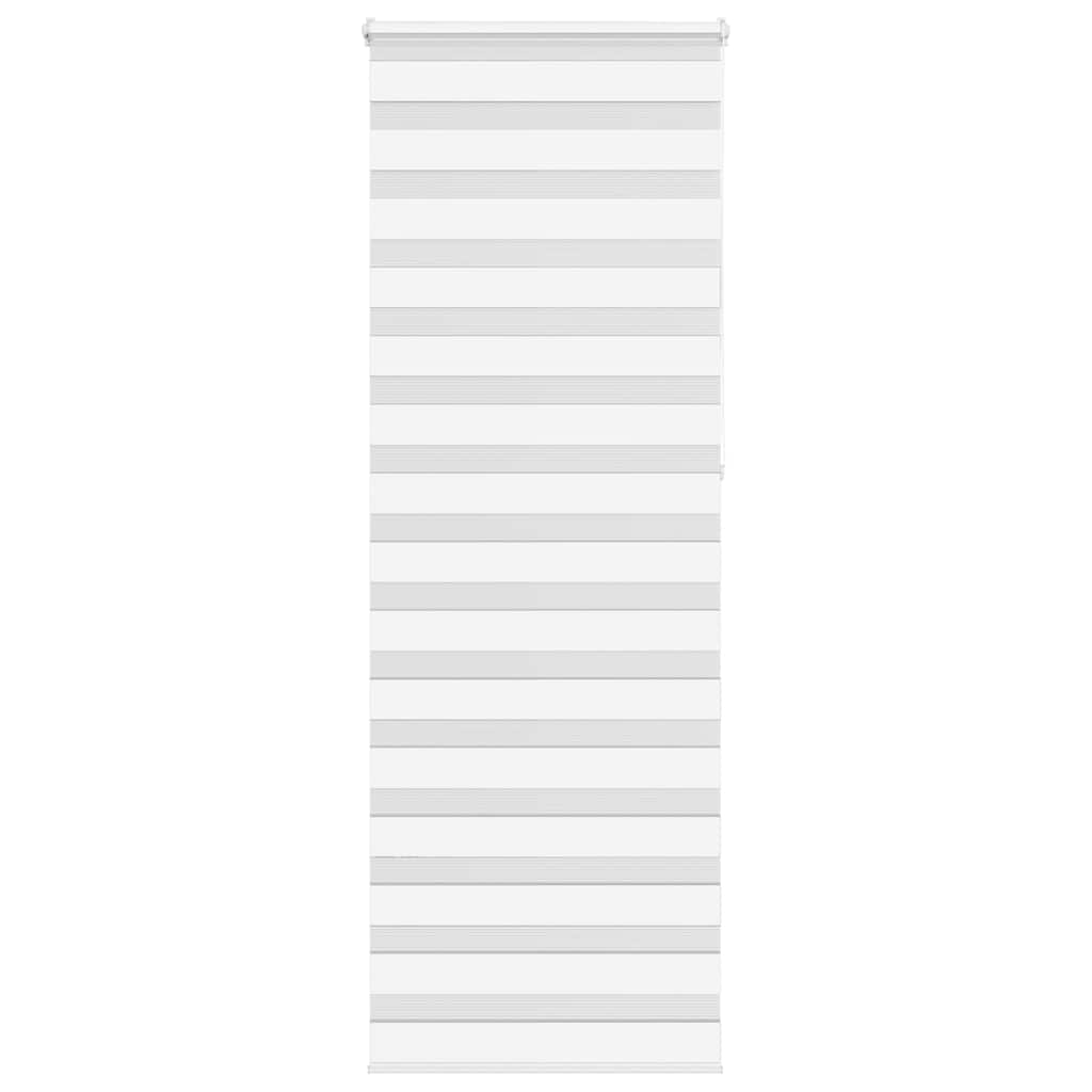 Doppelrollo Weiß 80x230 cm Stoffbreite 75,9 cm Polyester