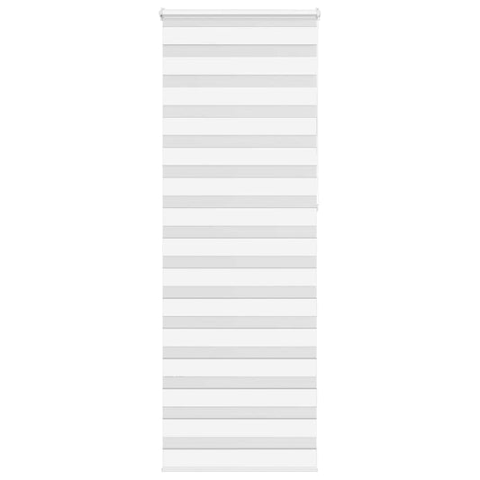Double Roller Blind White 80x230 cm Fabric Width 75.9 cm Polyester