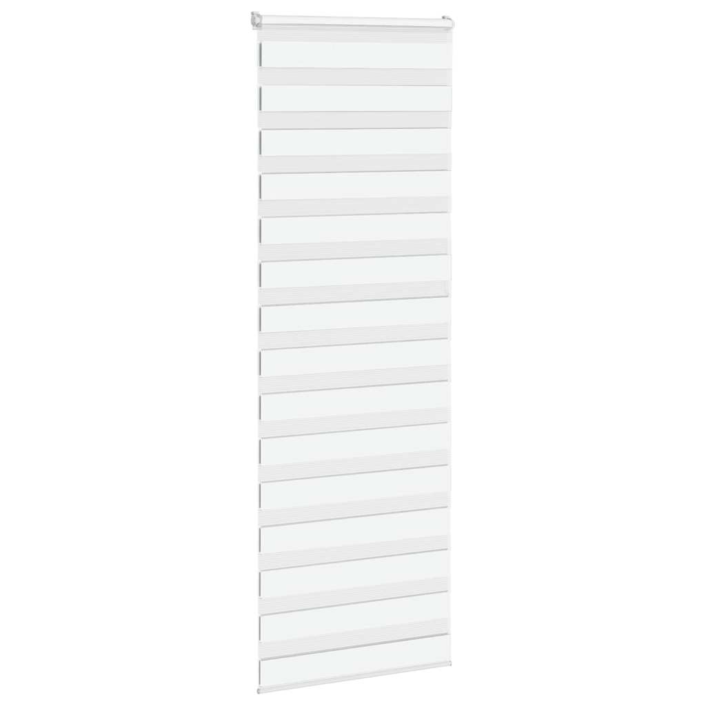 Doppelrollo Weiß 90x230 cm Stoffbreite 85,9 cm Polyester