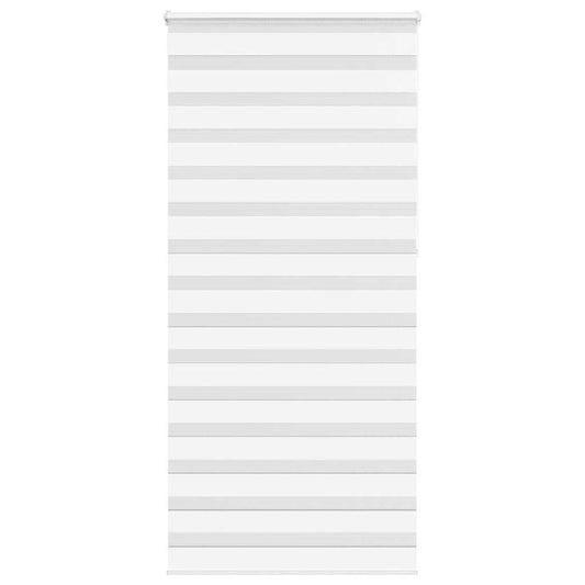 Double Roller Blind White 100x230 cm Fabric Width 95.9 cm Polyester