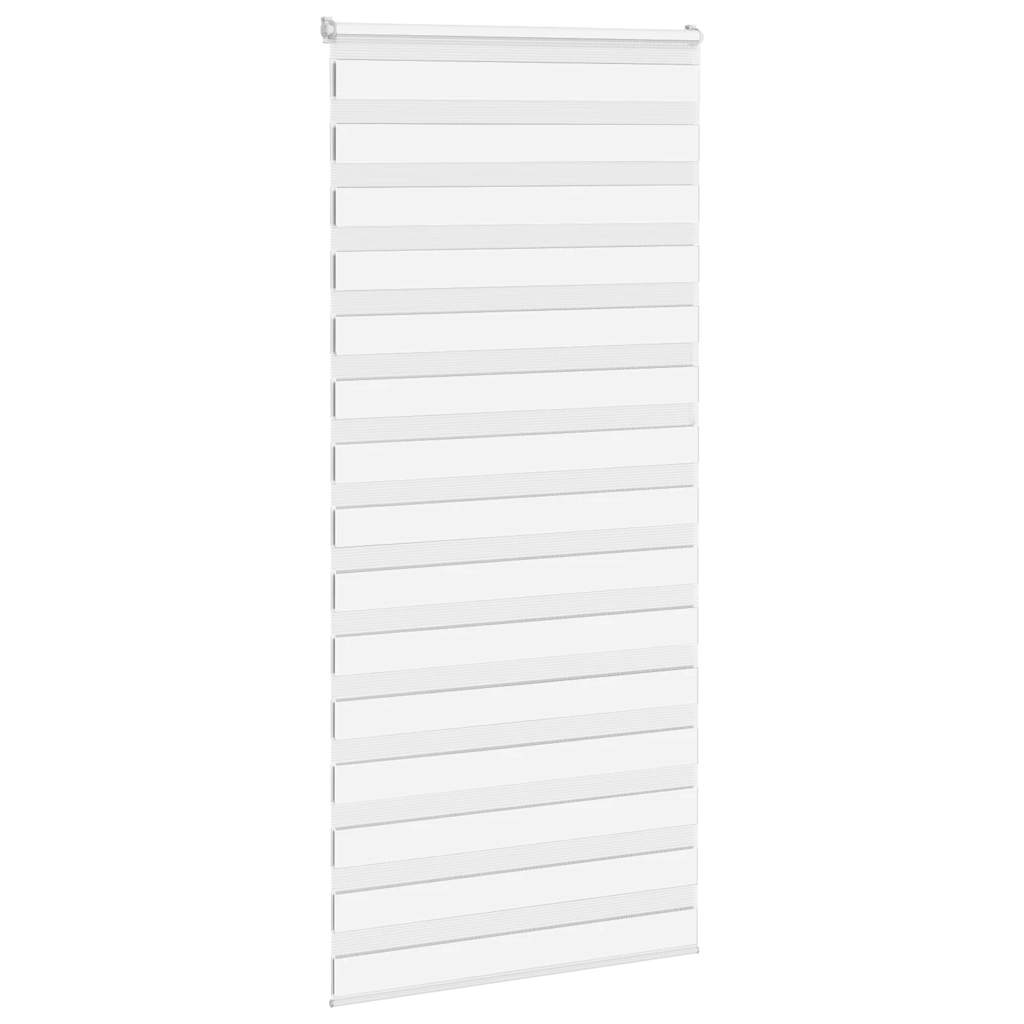 Doppelrollo Weiß 105x230 cm Stoffbreite 100,9 cm Polyester