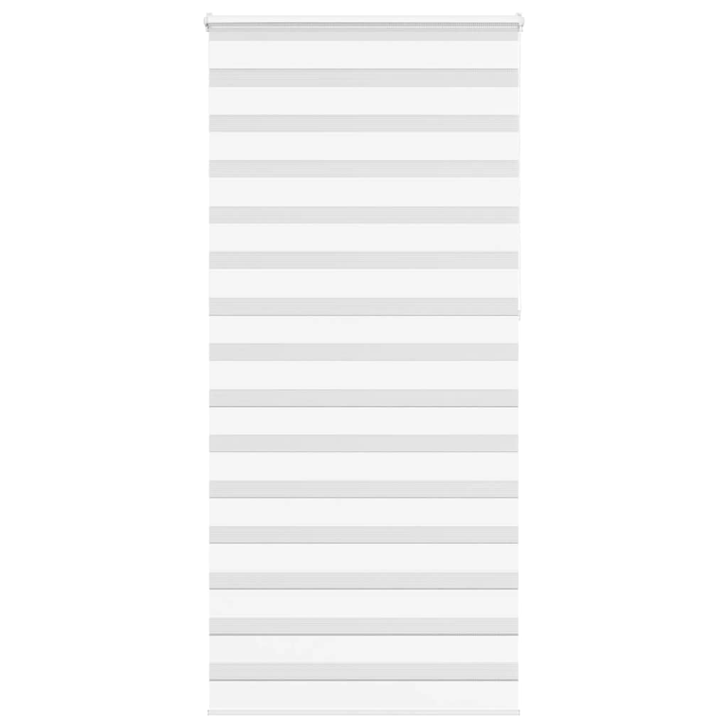 Store double blanc 110x230 cm largeur tissu 105,9 cm polyester