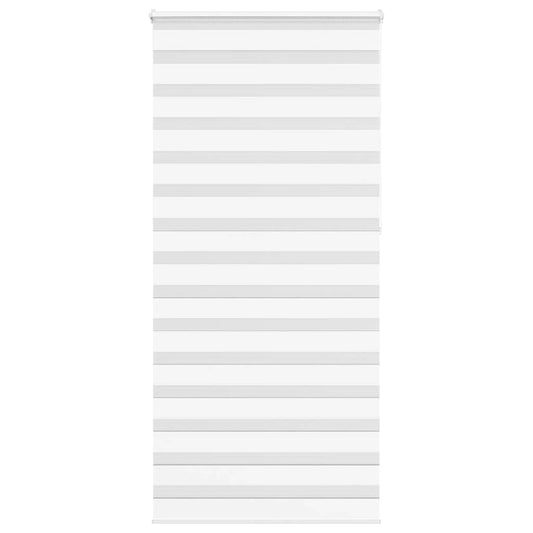 Dual Roller Blind White 110x230 cm Fabric Width 105.9 cm Polyester