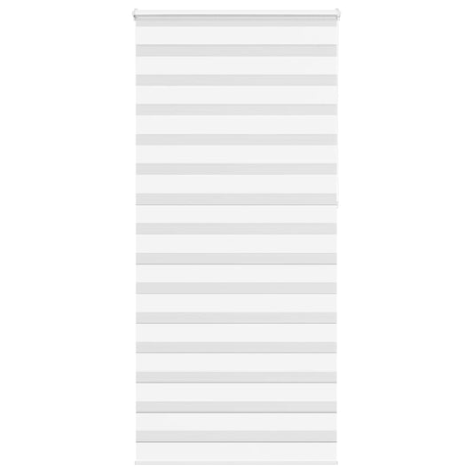 Dual Roller Blind White 115x230 cm Fabric Width 110.9 cm Polyester