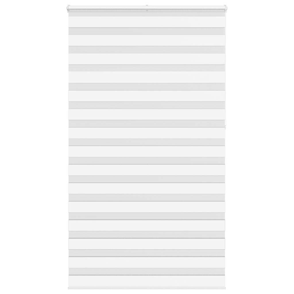 Double Roller Blind White 130x230 cm Fabric Width 125.9 cm Polyester