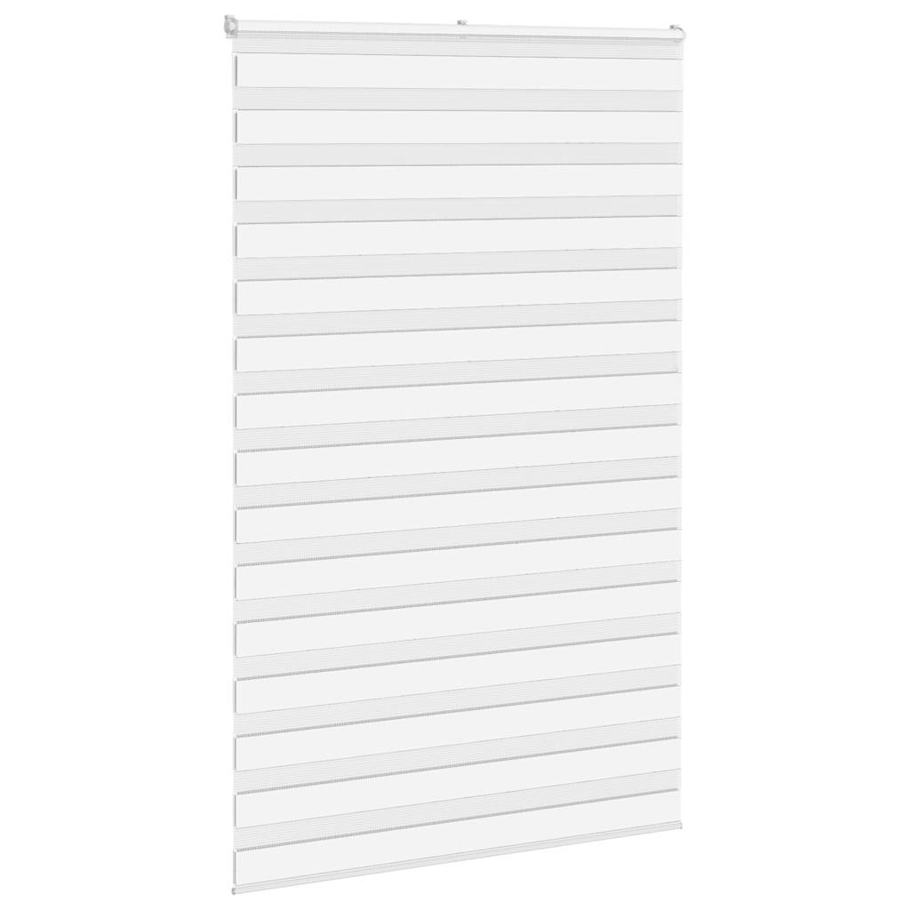 Doppelrollo Weiß 145x230 cm Stoffbreite 140,9 cm Polyester