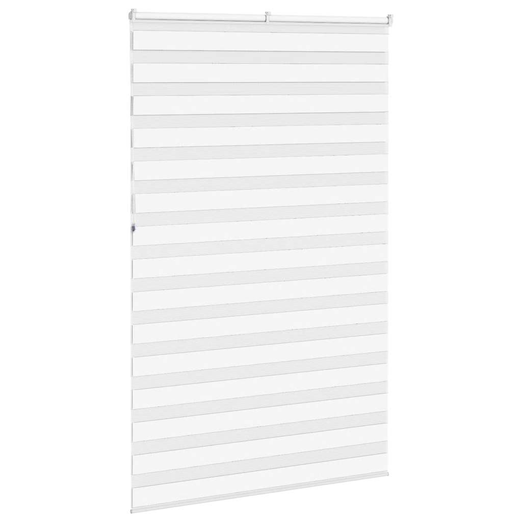 Doppelrollo Weiß 150x230 cm Stoffbreite 145,9 cm Polyester