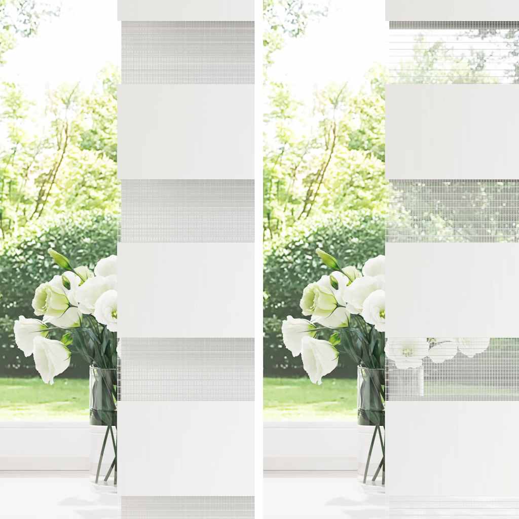 Doppelrollo Weiß 150x230 cm Stoffbreite 145,9 cm Polyester
