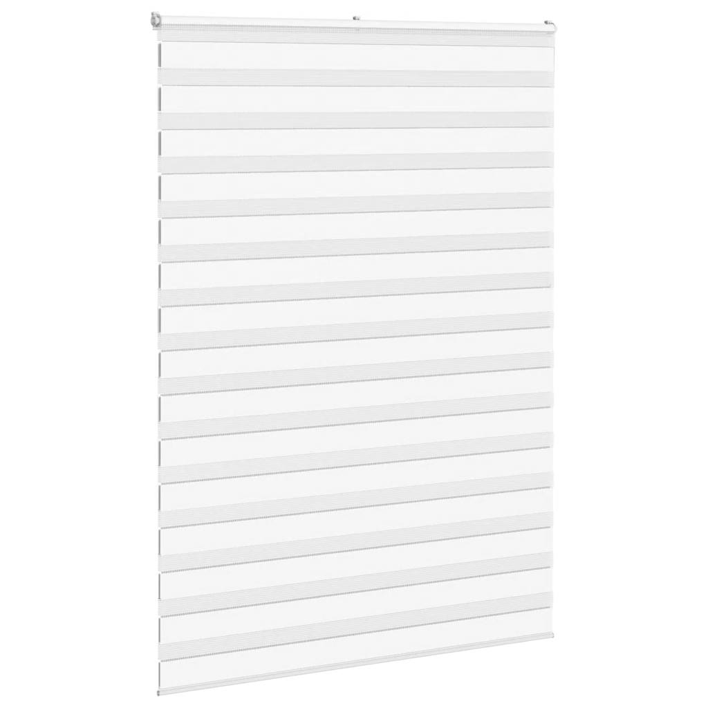 Doppelrollo Weiß 155x230 cm Stoffbreite 150,9 cm Polyester