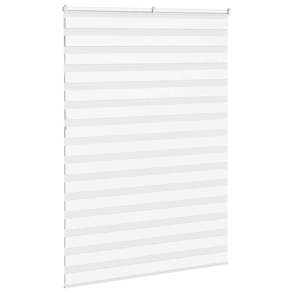 Store double blanc 160x230 cm largeur du tissu 155,9 cm polyester