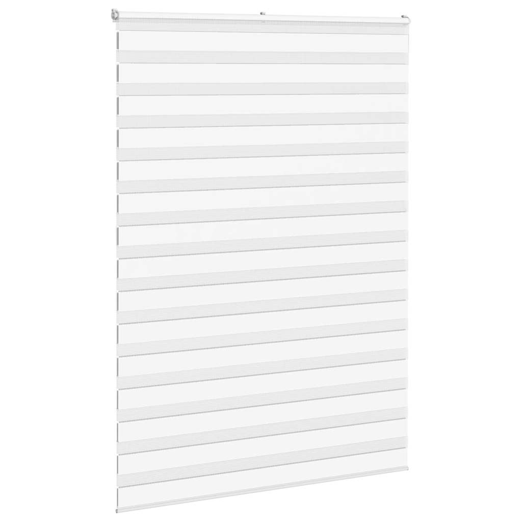Doppelrollo Weiß 165x230 cm Stoffbreite 160,9 cm Polyester