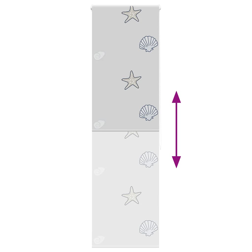 Shower roller blind 60x240 cm fabric width 56 cm