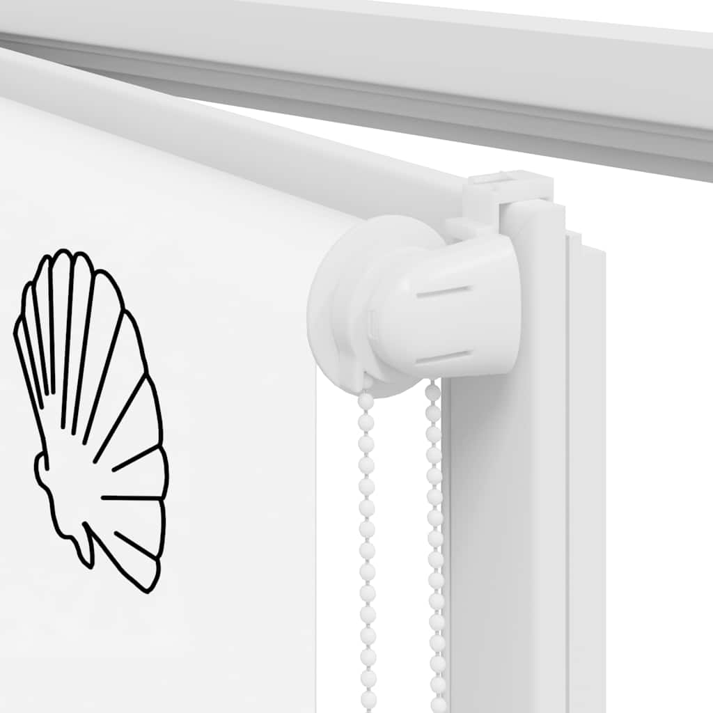 Shower roller blind 90x240 cm fabric width 86 cm