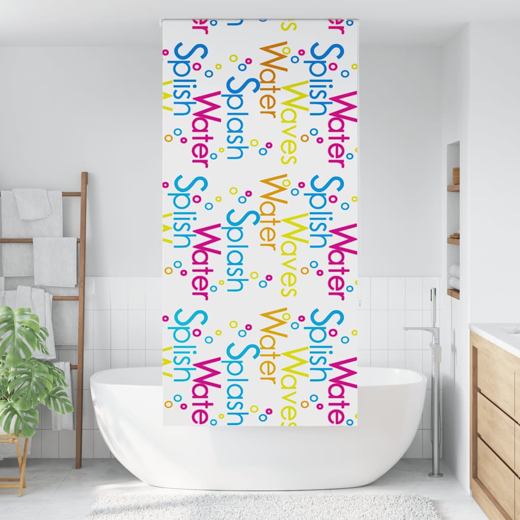 Store de douche 110x240 cm largeur du tissu 106 cm