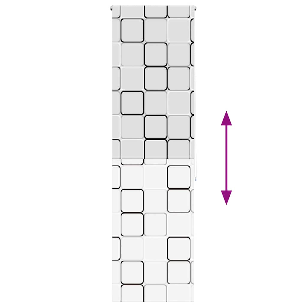 Duschrollo 80x240 cm Stoffbreite 76 cm
