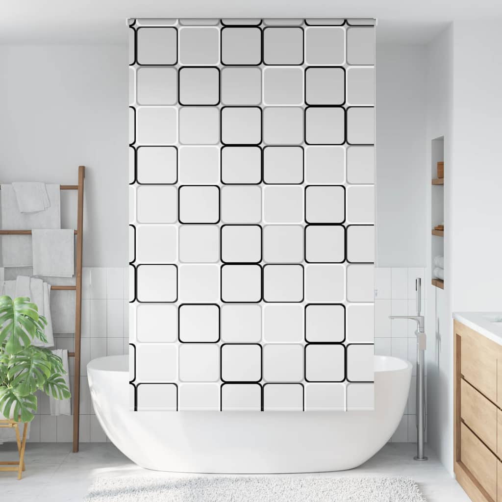 Shower roller blind 140x240 cm fabric width 136 cm