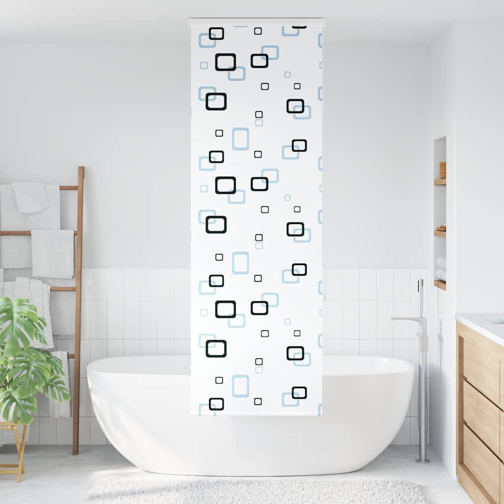 Store de douche à cassette 60x240 cm largeur du tissu 56 cm