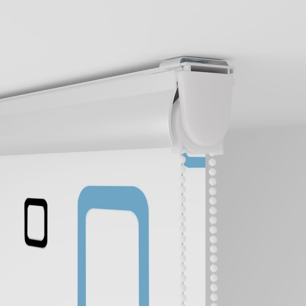 Store de douche à cassette 60x240 cm largeur du tissu 56 cm