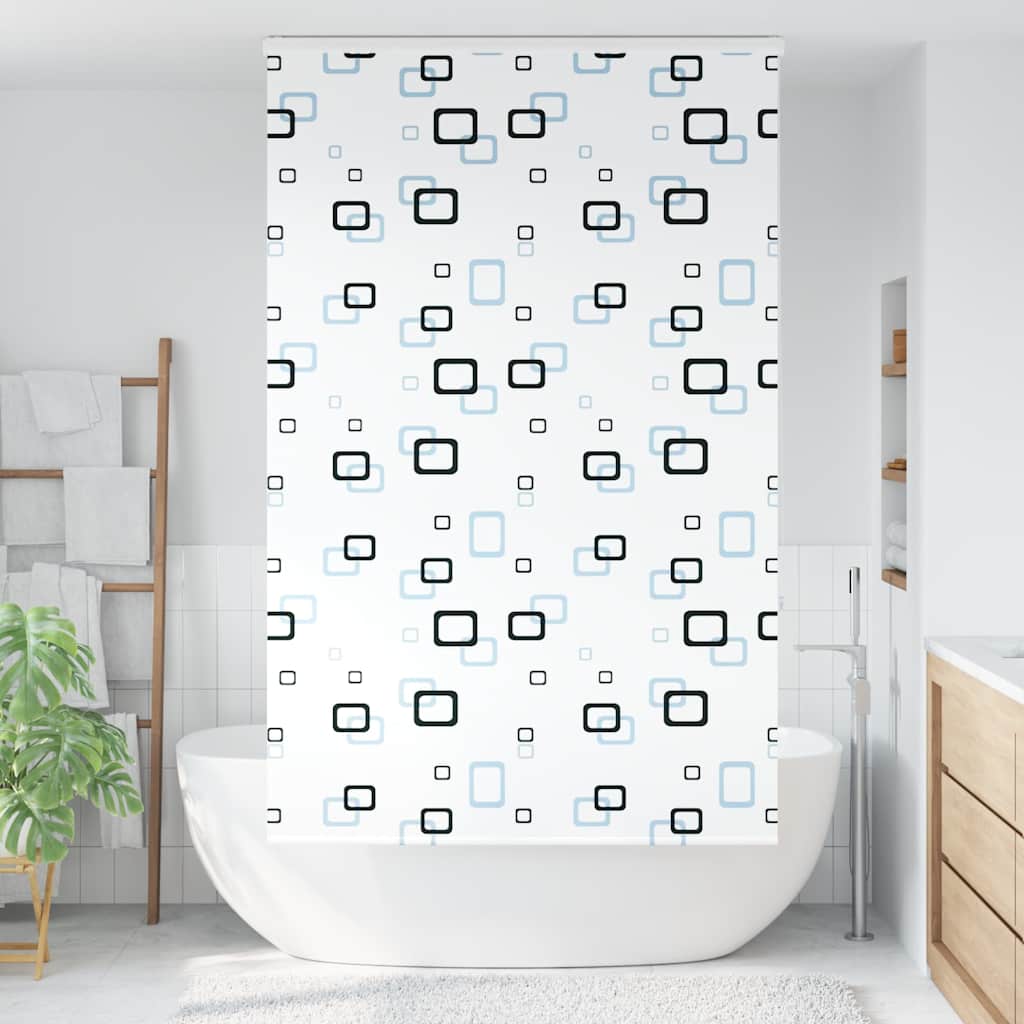 Store de douche enrouleur avec cassette 140x240 cm, largeur du tissu 136 cm