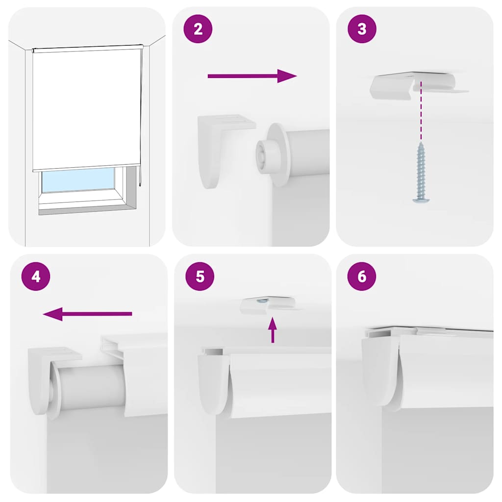 Store de douche enrouleur avec cassette 140x240 cm, largeur du tissu 136 cm