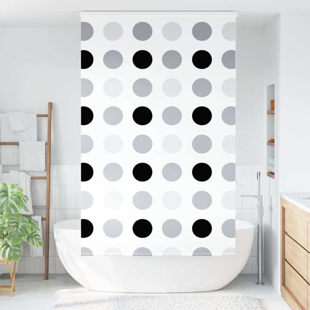 Shower blind with cassette 140x240 cm Fabric width 136 cm