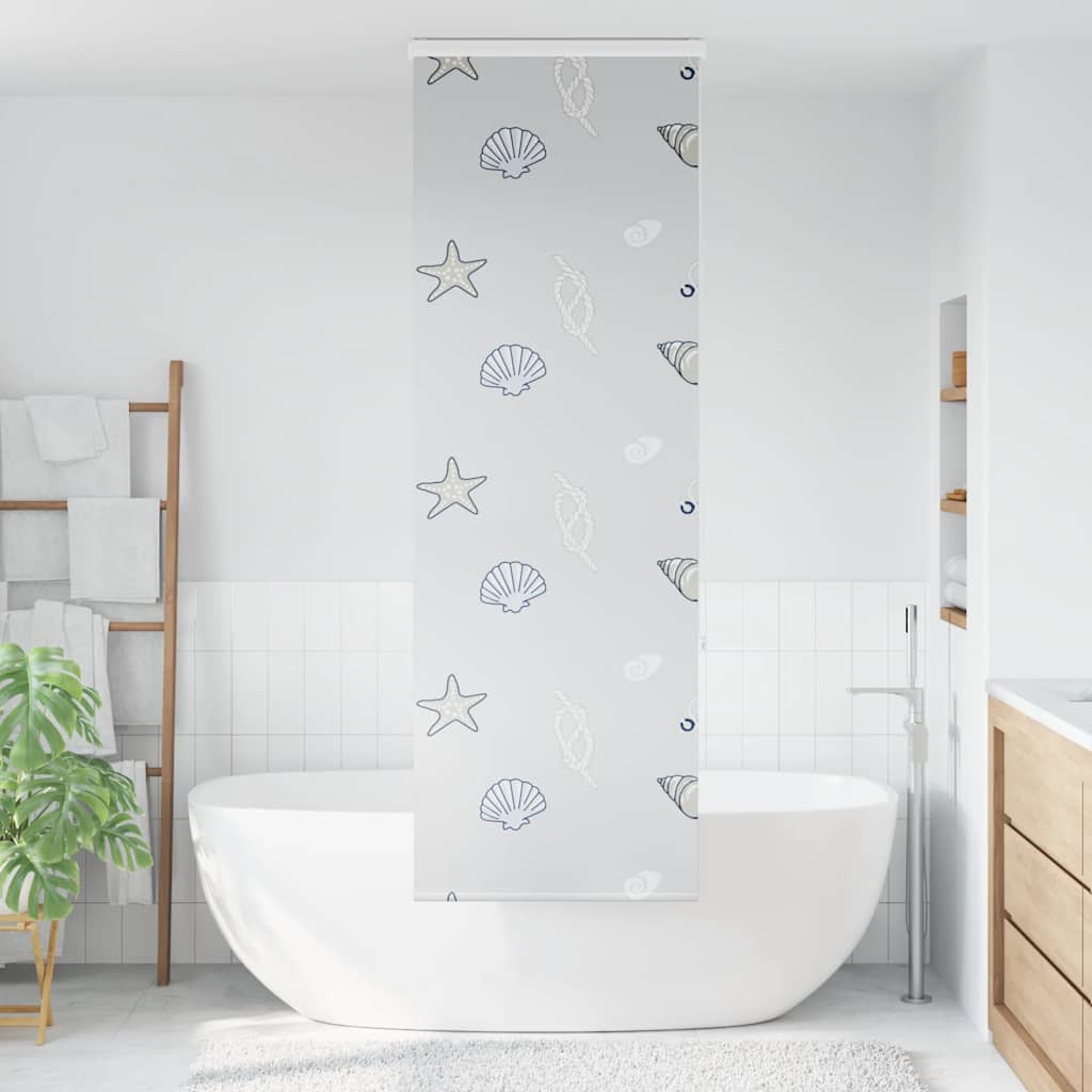 Store de douche à cassette 60x240 cm largeur du tissu 56 cm