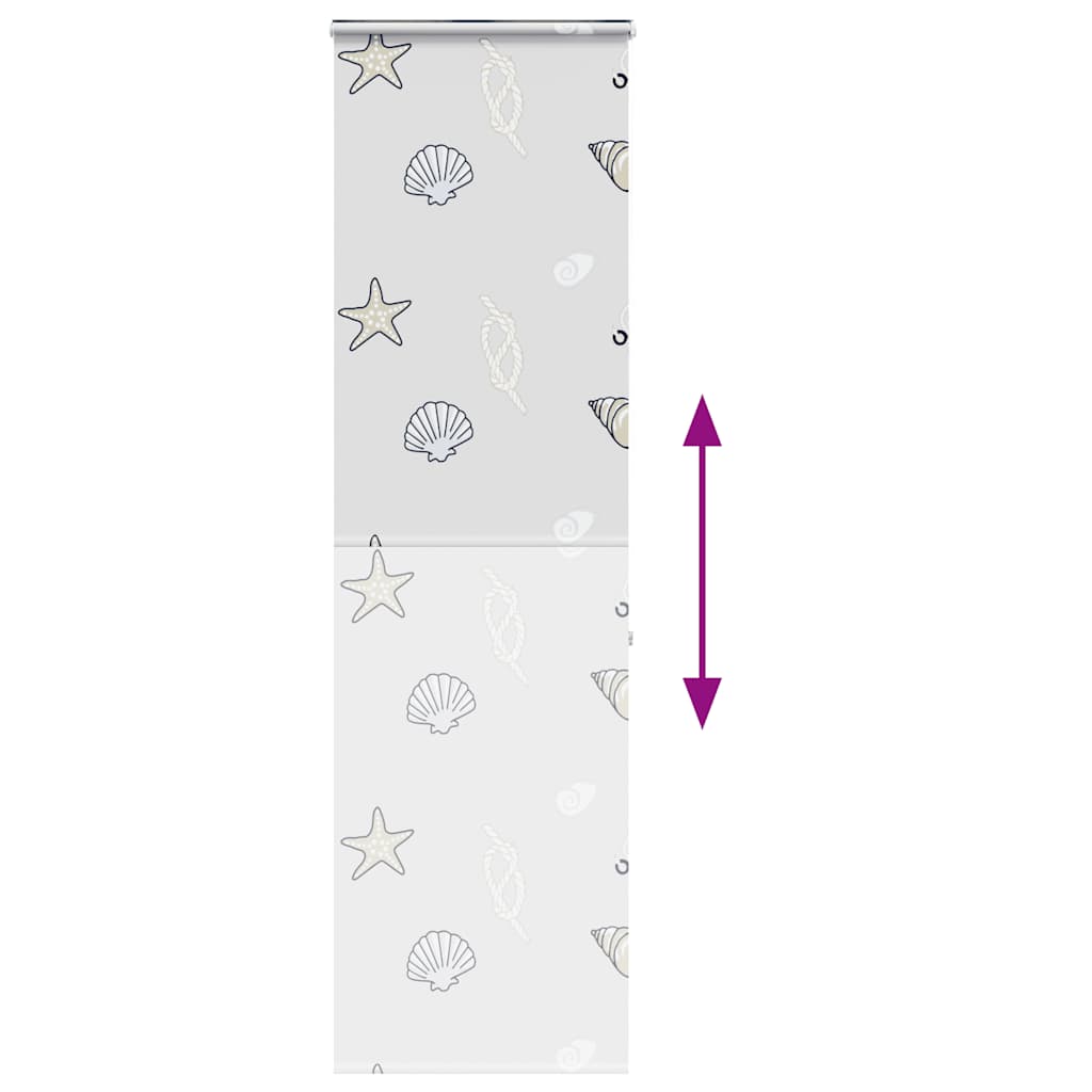 Store de douche à cassette 60x240 cm largeur du tissu 56 cm
