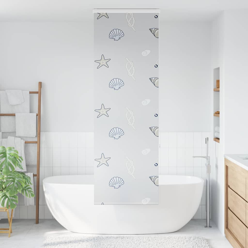 Shower blind with cassette 80x240 cm Fabric width 76 cm