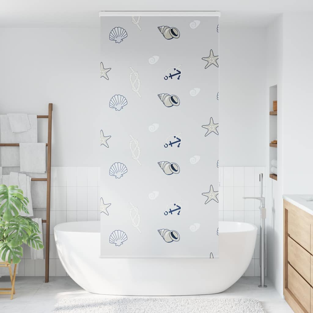 Cassette shower blind 110x240 cm fabric width 106 cm