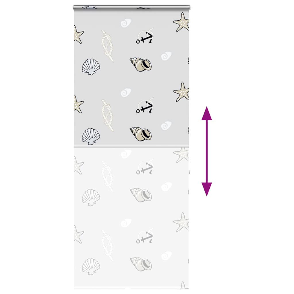 Cassette shower blind 110x240 cm fabric width 106 cm