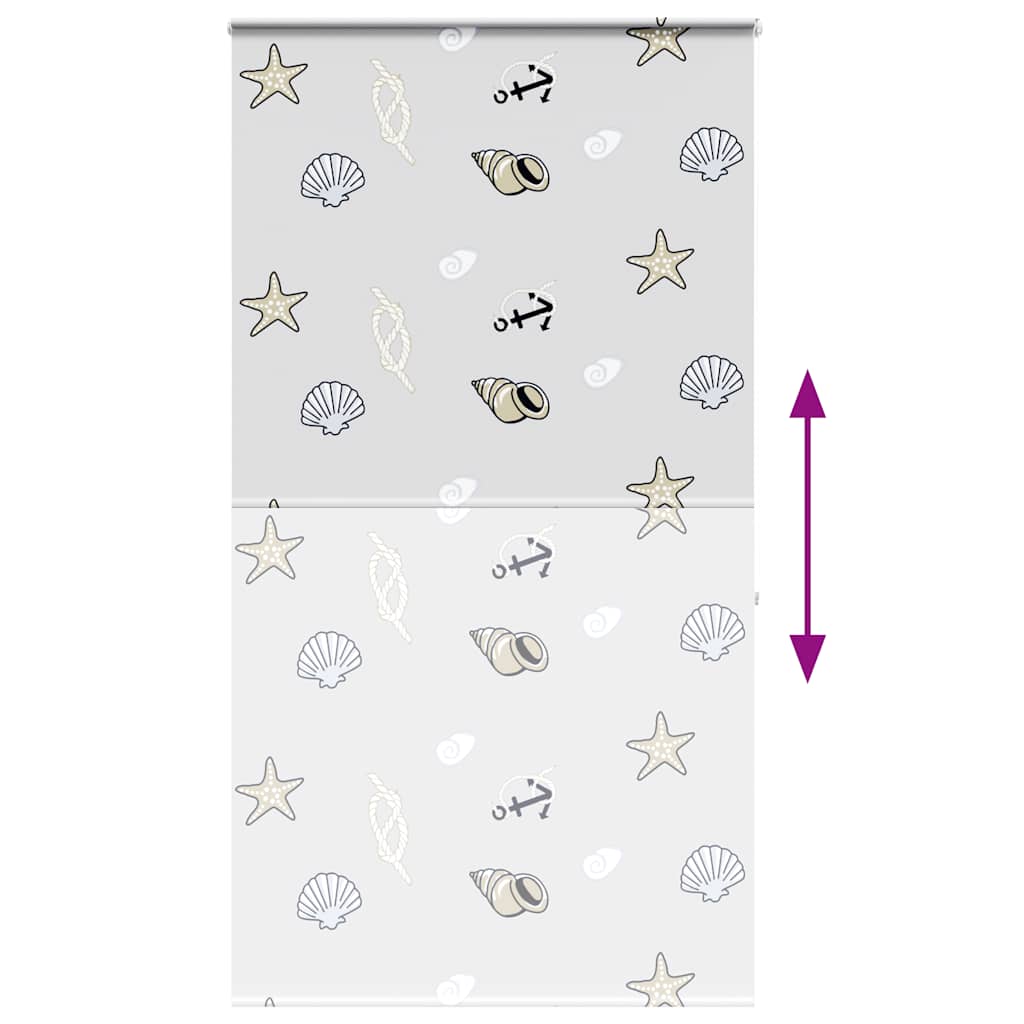 Shower blind with cassette 140x240 cm Fabric width 136 cm
