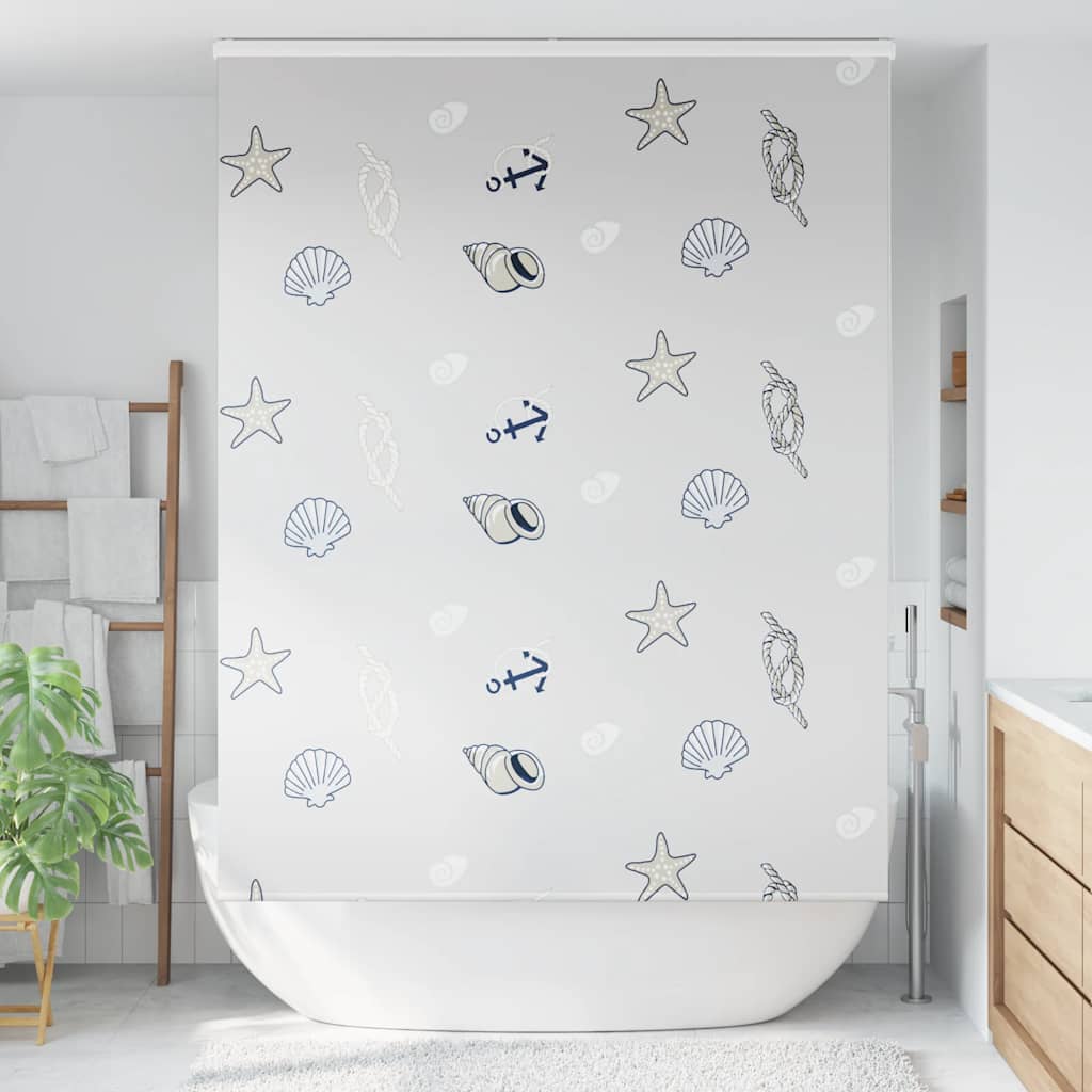 Store de douche à cassette 150x240 cm largeur tissu 146 cm