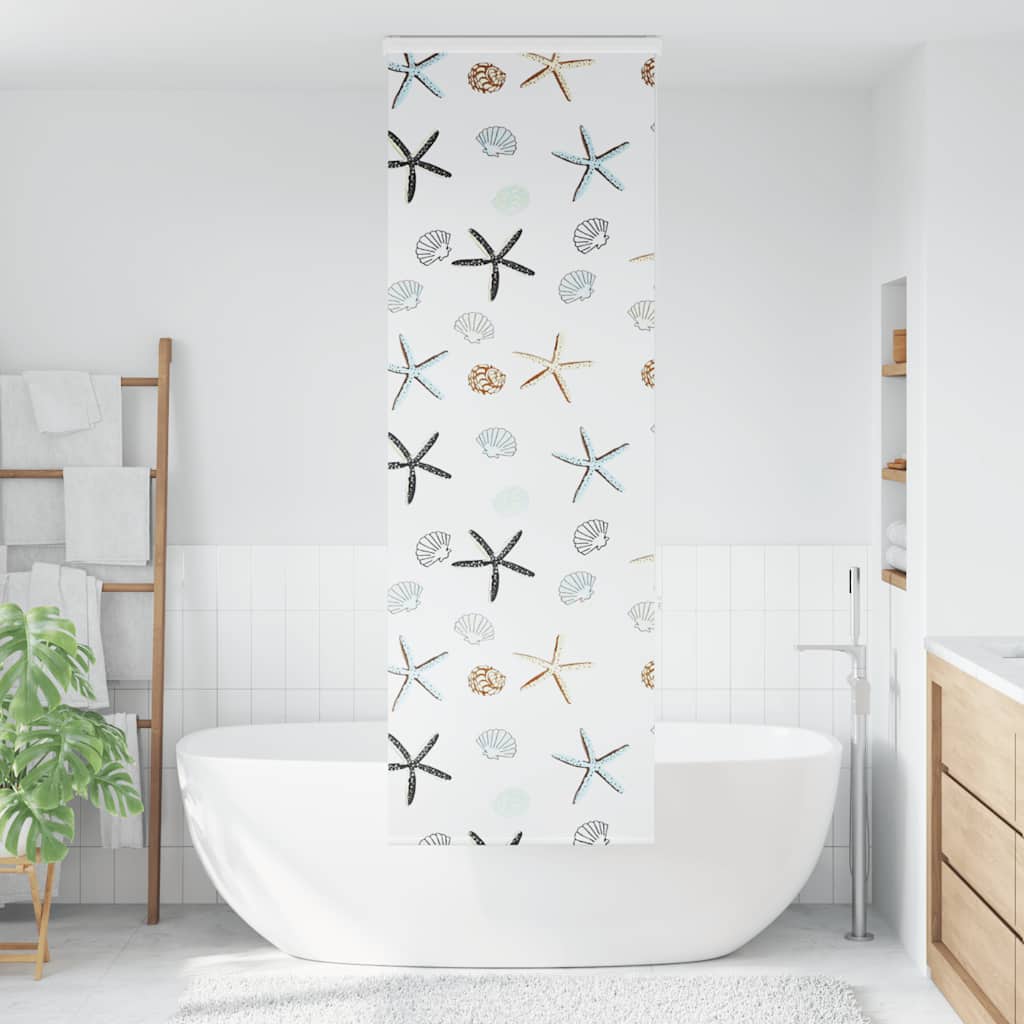 Shower roller blind with cassette 70x240 cm fabric width 66 cm
