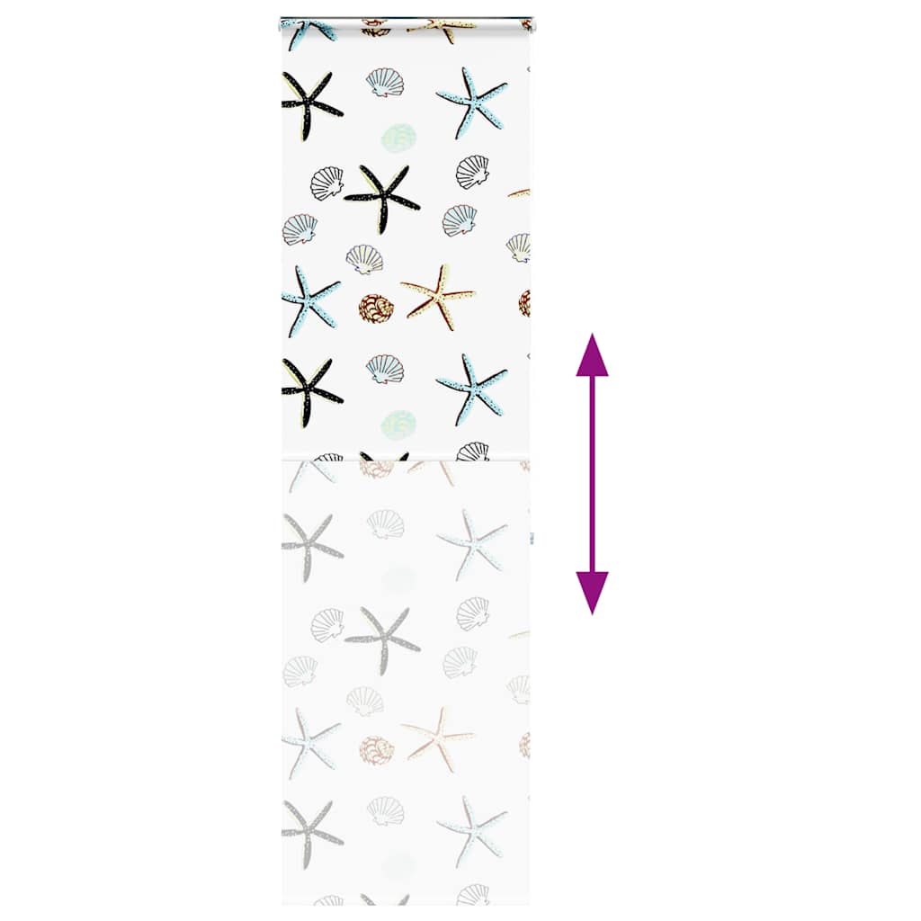 Shower roller blind with cassette 70x240 cm fabric width 66 cm