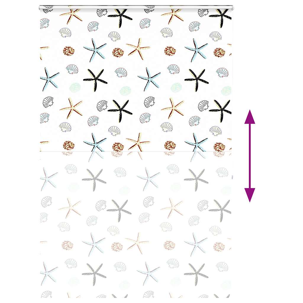 Shower blind with cassette 150x240 cm fabric width 146 cm
