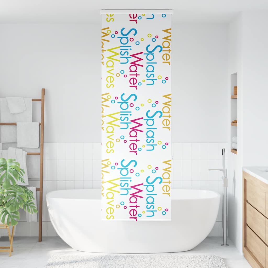 Store de douche à cassette 80x240 cm Largeur tissu 76 cm