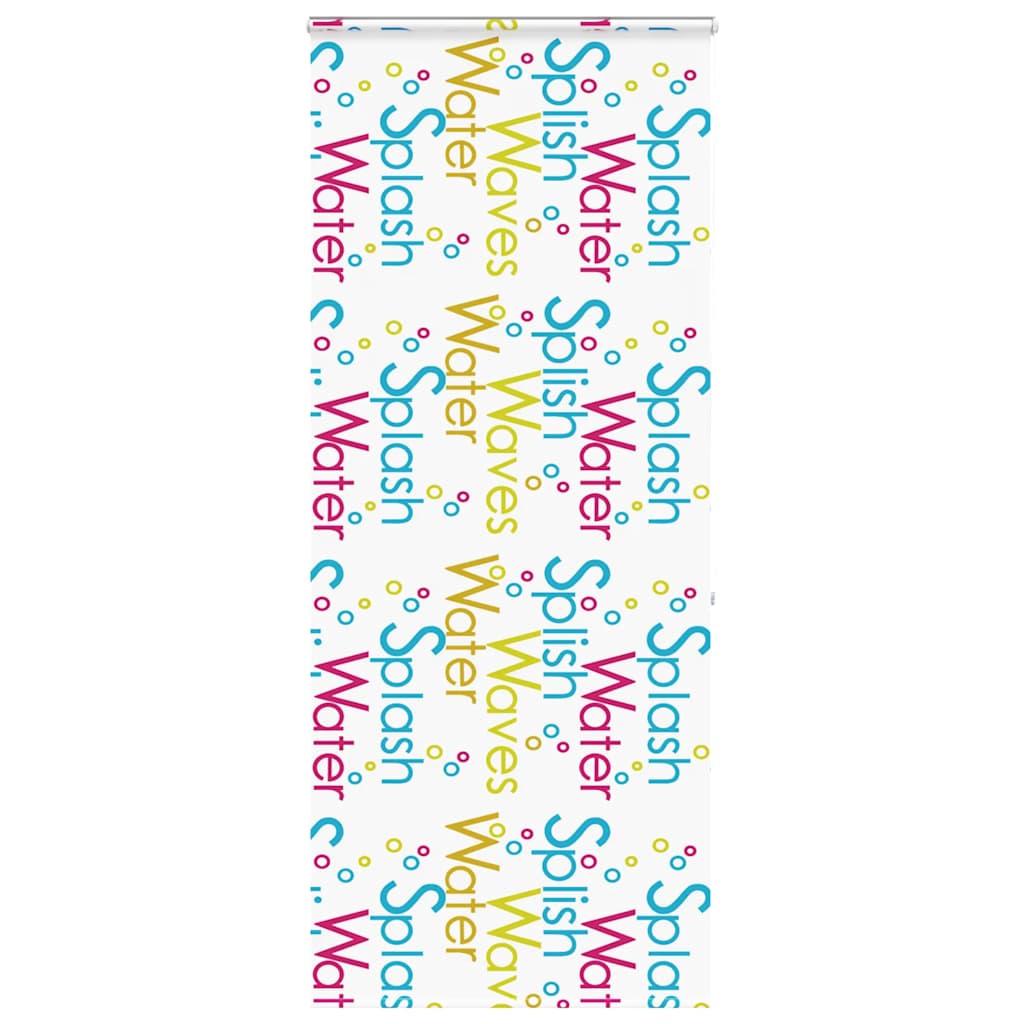 Shower blind with cassette 100x240 cm fabric width 96 cm
