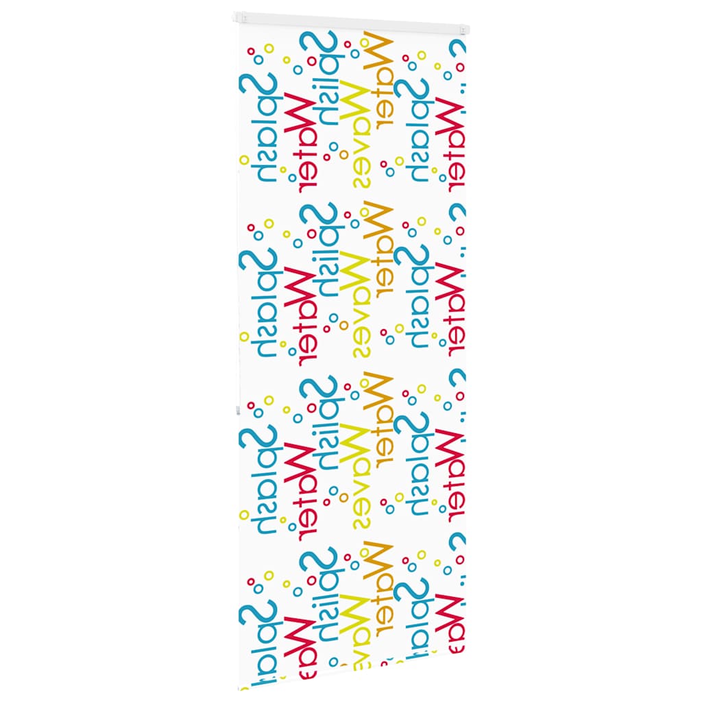 Shower blind with cassette 100x240 cm fabric width 96 cm