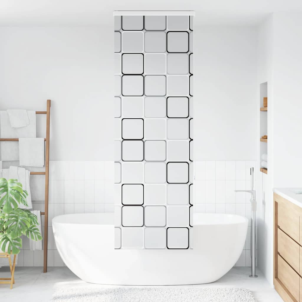 Shower roller blind with cassette 60x240 cm fabric width 56 cm