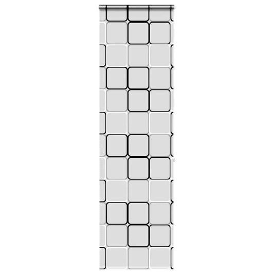Rideau de douche enrouleur à cassette 70x240 cm largeur du tissu 66 cm
