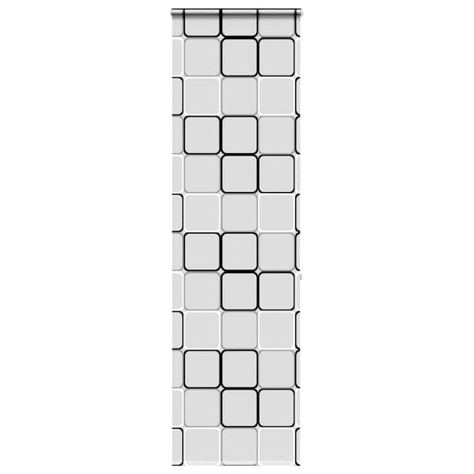 Shower blind with cassette 80x240 cm Fabric width 76 cm