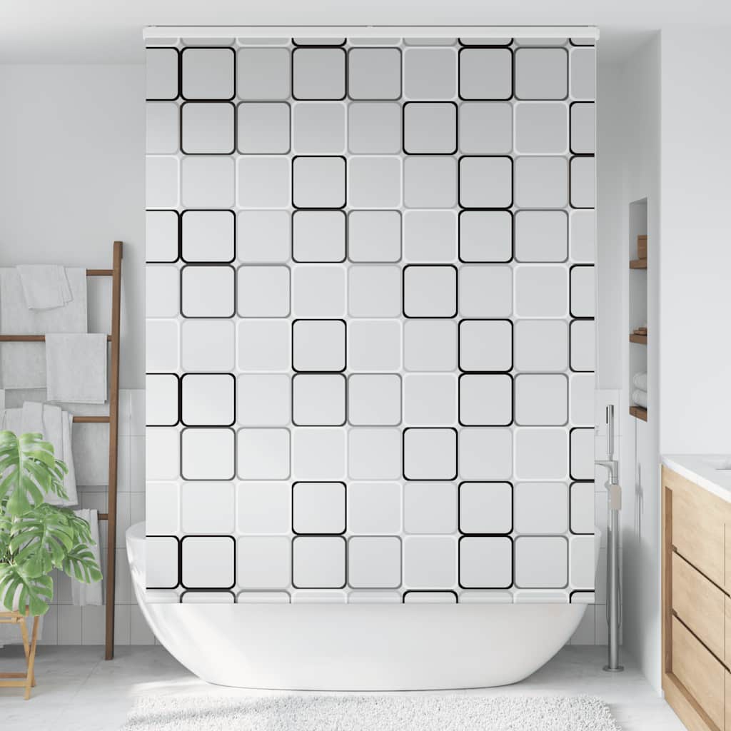 Shower blind with cassette 150x240 cm fabric width 146 cm