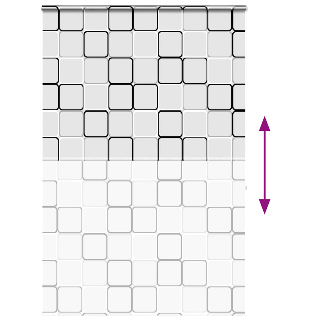 Shower blind with cassette 150x240 cm fabric width 146 cm