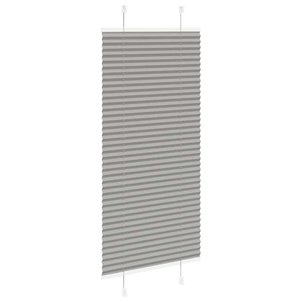 Plissee Anthrazit 55x100 cm Stoffbreite 54,4 cm Polyester