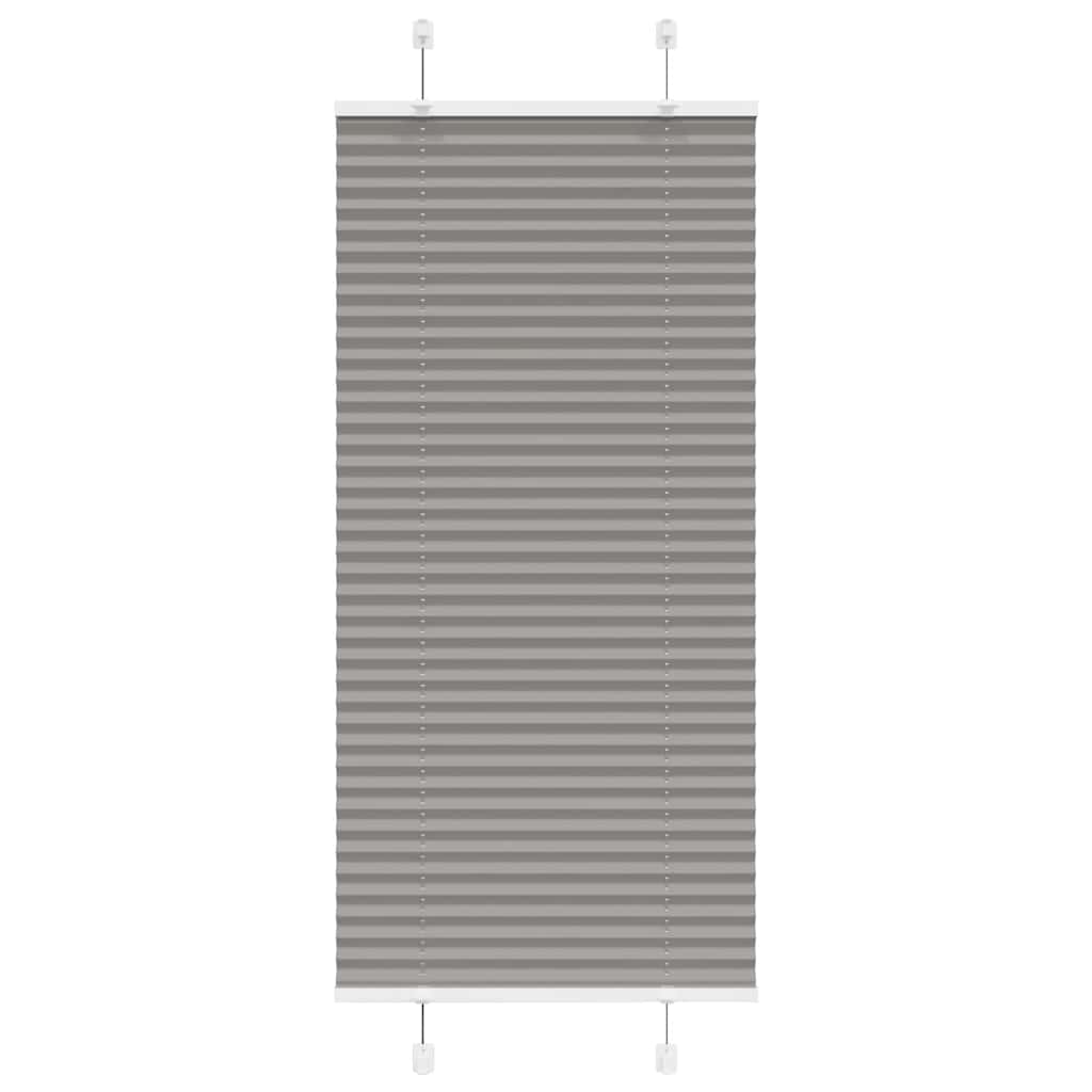 Store plissé anthracite 60x100 cm largeur tissu 59,4 cm polyester