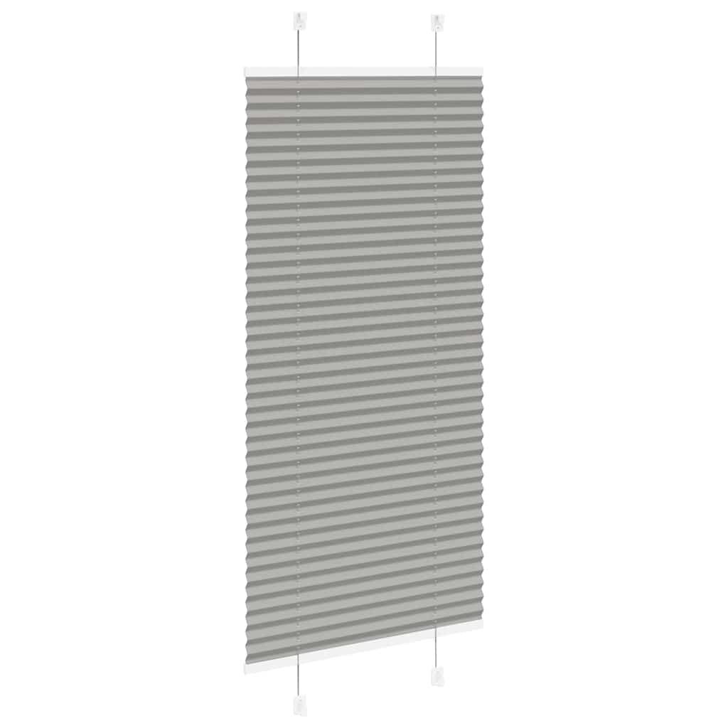 Store plissé anthracite 60x100 cm largeur tissu 59,4 cm polyester