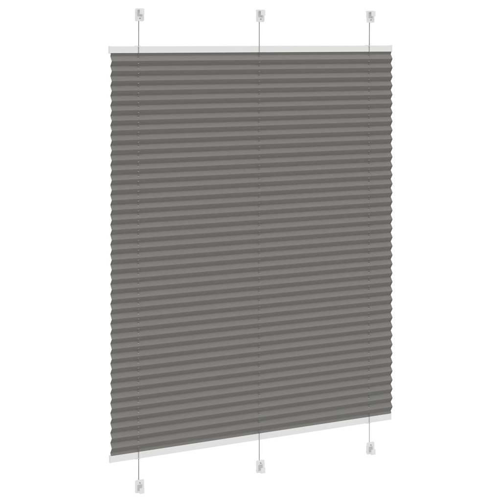 Store plissé anthracite 110x100 cm Largeur du tissu 109,4 cm Polyester